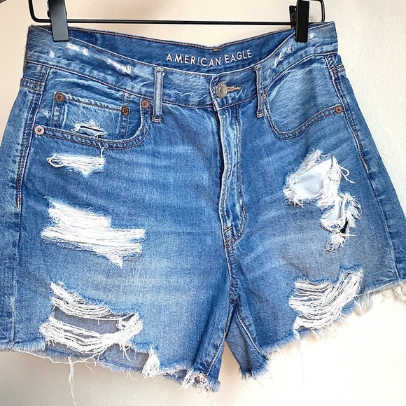 American Eagle Outfitters - 90's Boyfriend Short - Heavily Distressed Size 6 - Picture 6 of 6